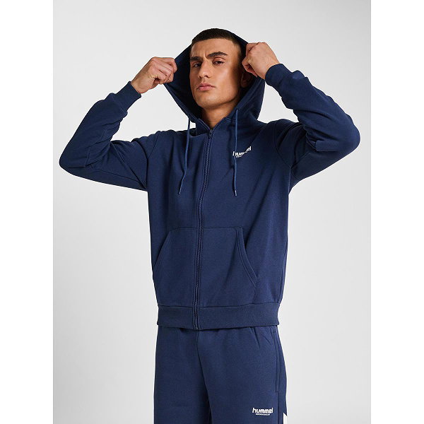 Hummel Legacy 2.0 Sweat-Shirt Zippé Hommes - Marine