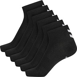 Hummel Chevron 6-Pack Mid Cut Sportsocken - Schwarz