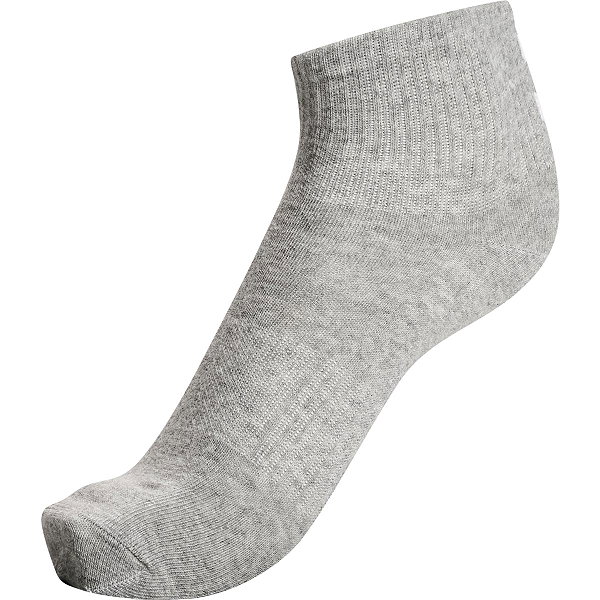 Hummel Chevron 6-Pack Mid Cut Sportsocken - Schwarz / Weiß / Grau