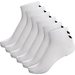 Hummel Chevron 6-Pack Mid Cut Sportsocken - Weiß / White
