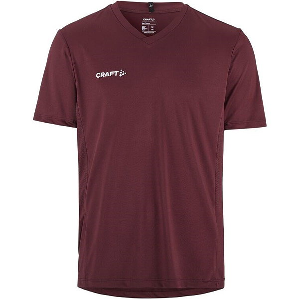 Craft Squad Maillot Manches Courtes Hommes - Bordeaux