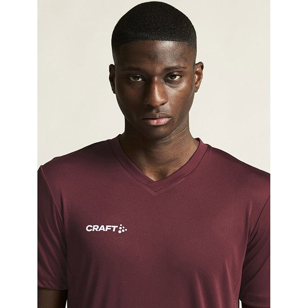 Craft Squad Maillot Manches Courtes Hommes - Bordeaux