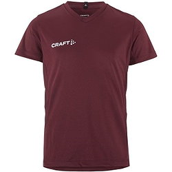 Craft Squad Shirt Korte Mouw Kinderen - Bordeaux