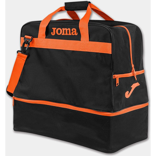 Joma Training III (Large) Sporttasche Mit Bodenfach - Schwarz / Orange
