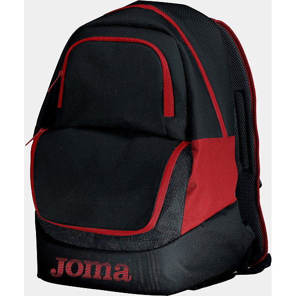 Joma Diamond II Rugzak - Zwart / Rood