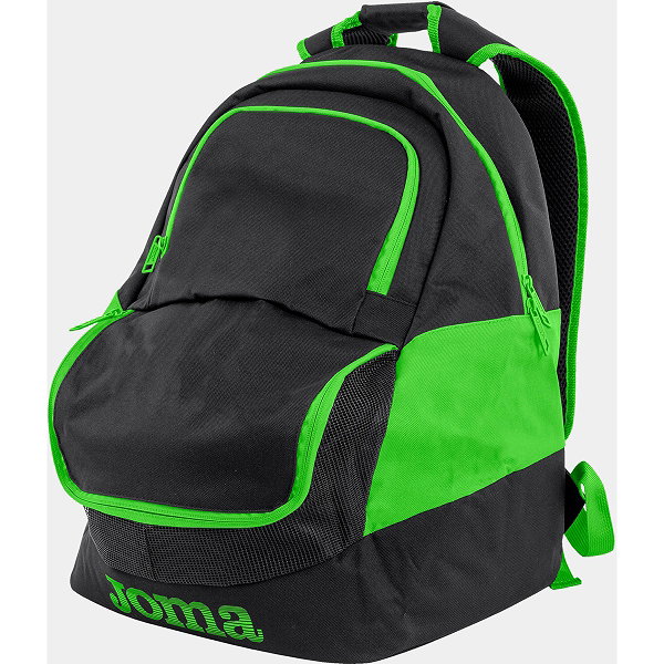 Joma Diamond II Rugzak - Zwart / Fluo Groen