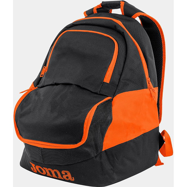 Joma Diamond II Rugzak - Zwart / Oranje