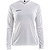 Craft Squad Solid Voetbalshirt Lange Mouw Dames - Wit