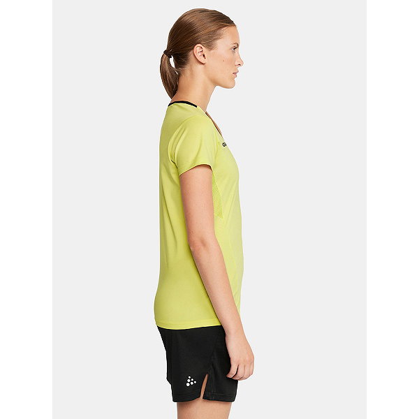 Craft Extend T-Shirt Femmes - Jaune Fluo