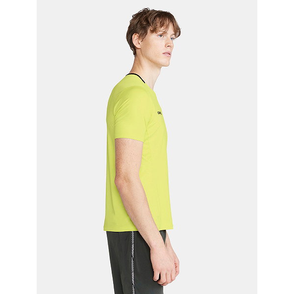 Craft Extend T-Shirt Heren - Fluogeel
