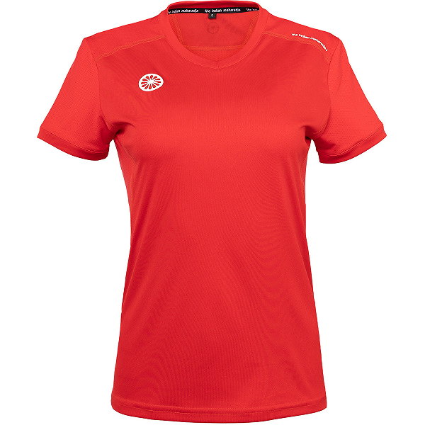Indian Maharadja Jaipur Performance Tee Damen - Rot
