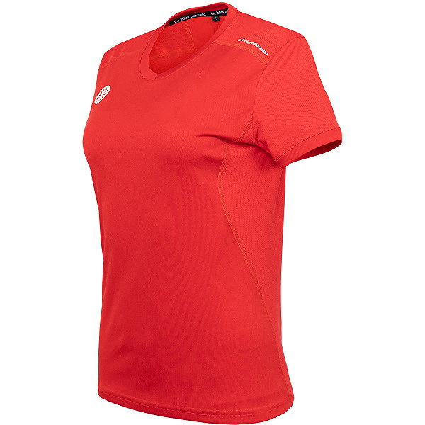 Indian Maharadja Jaipur Performance Tee Damen - Rot