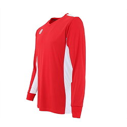 Présentation: Indian Maharadja Goalie Tee Ls Hommes - Rouge