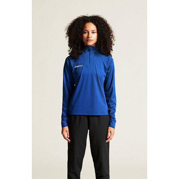 Craft Evolve 2.0 Half Zip Longsleeve Dames - Royal