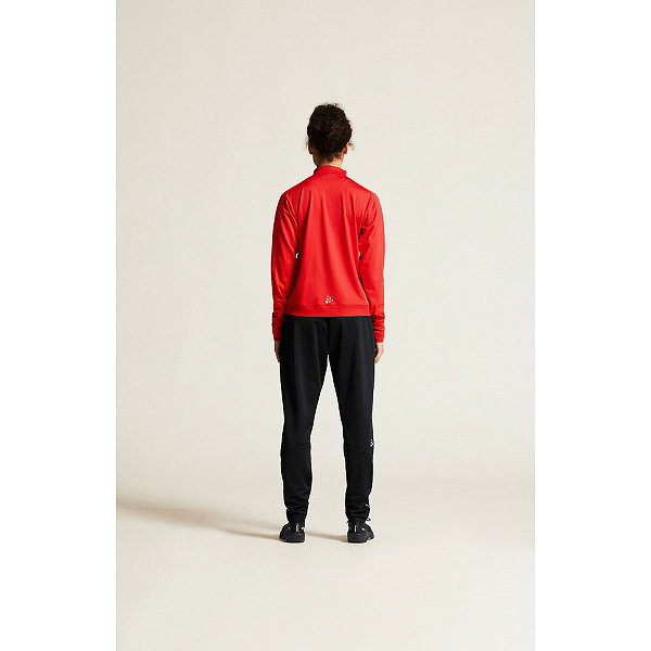 Craft Evolve 2.0 Half Zip Maillot Manches Longues Femmes - Rouge