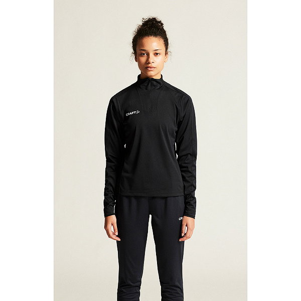 Craft Evolve 2.0 Half Zip Longsleeve Damen - Schwarz
