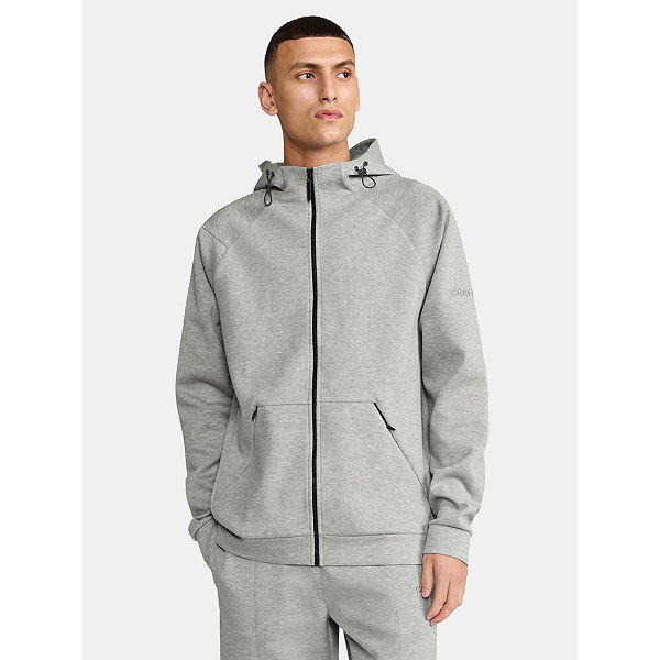 Craft Join Sweat À Capuche Hommes - Gris Mélange