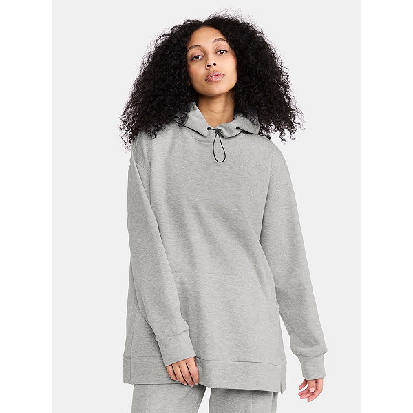 Craft Join Long Sweat À Capuchon Femmes - Gris Mélange