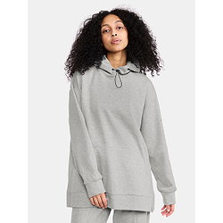 Présentation: Craft Join Long Sweat À Capuchon Femmes - Gris Mélange