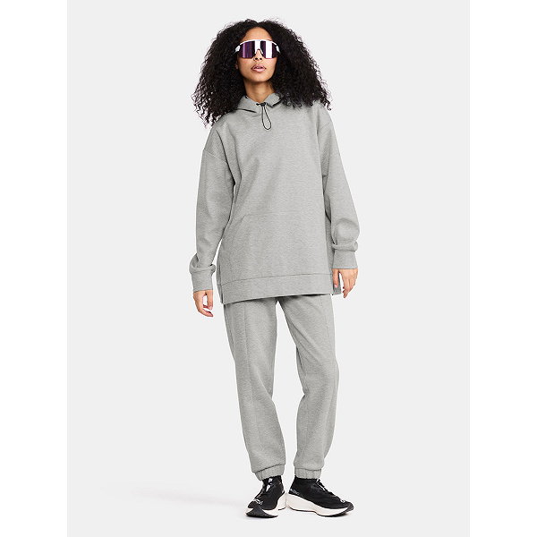 Craft Join Long Sweat À Capuchon Femmes - Gris Mélange