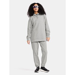 Présentation: Craft Join Long Sweat À Capuchon Femmes - Gris Mélange