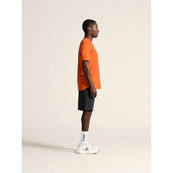 Craft Evolve 2.0 Shirt Korte Mouw Heren - Oranje