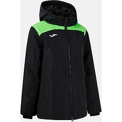 Joma Trivor II Coach Jacket Dames - Zwart / Fluo Groen