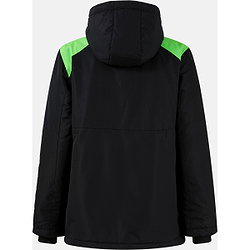 Vorschau: Joma Trivor II Coachjacke Damen - Schwarz / Neongrün