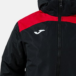 Voorvertoning: Joma Trivor II Coach Jacket Kinderen - Zwart / Rood