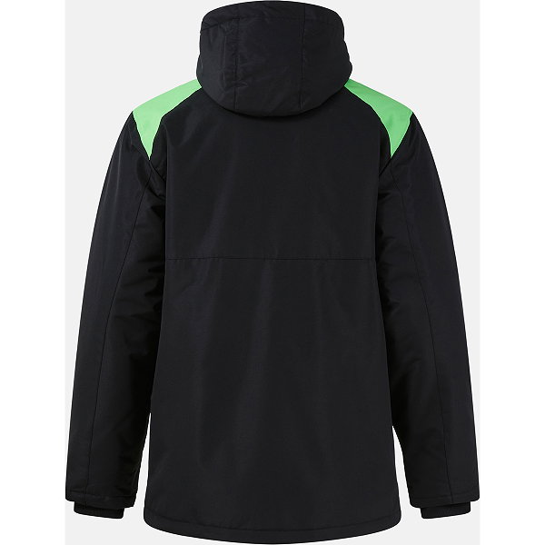 Joma Trivor II Coach Jacket Kinderen - Zwart / Fluo Groen
