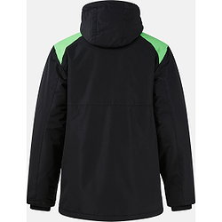 Voorvertoning: Joma Trivor II Coach Jacket Kinderen - Zwart / Fluo Groen