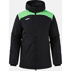 Voorvertoning: Joma Trivor II Coach Jacket Kinderen - Zwart / Fluo Groen