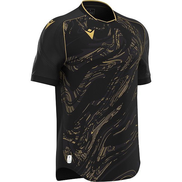 Macron Arcane Eco Trikot Kurzarm Herren - Schwarz / Gold