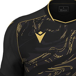 Vorschau: Macron Arcane Eco Trikot Kurzarm Herren - Schwarz / Gold
