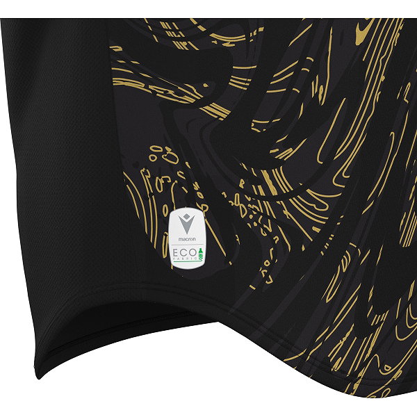 Macron Arcane Eco Trikot Kurzarm Herren - Schwarz / Gold