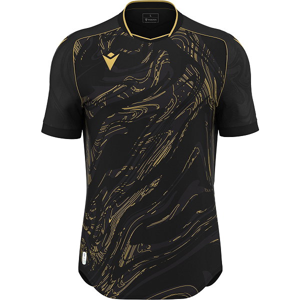 Macron Arcane Eco Trikot Kurzarm Herren - Schwarz / Gold