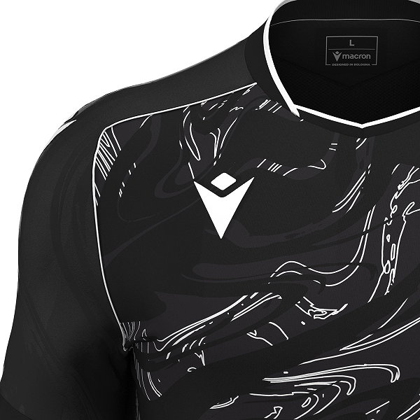 Macron Arcane Eco Trikot Kurzarm Herren - Schwarz / Weiß