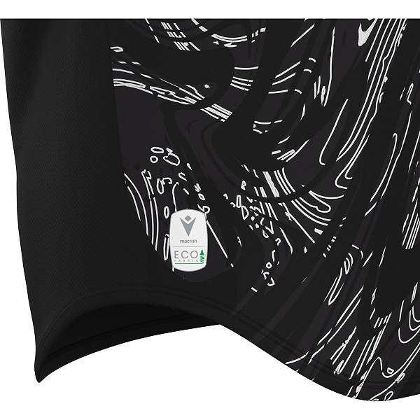 Macron Arcane Eco Trikot Kurzarm Herren - Schwarz / Weiß