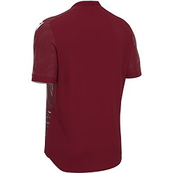 Voorvertoning: Macron Arcane Eco Shirt Korte Mouw Heren - Bordeaux / Wit