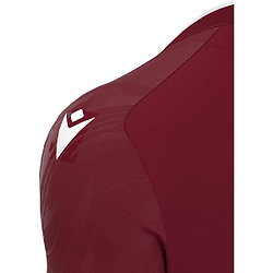 Voorvertoning: Macron Arcane Eco Shirt Korte Mouw Heren - Bordeaux / Wit