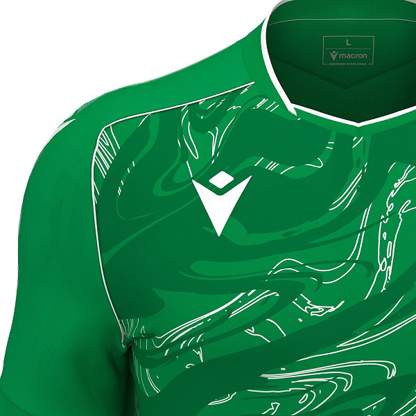 Macron Arcane Eco Trikot Kurzarm Herren - Grün / Weiß