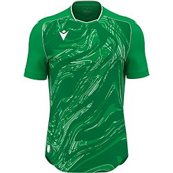 Vorschau: Macron Arcane Eco Trikot Kurzarm Herren - Grün / Weiß