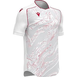 Macron Arcane Eco Trikot Kurzarm Herren - Weiß / Rot