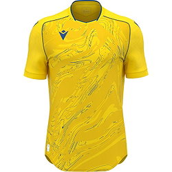 Vorschau: Macron Arcane Eco Trikot Kurzarm Herren - Gelb / Royal