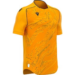 Macron Arcane Eco Maillot Manches Courtes Enfants - Amber / Noir