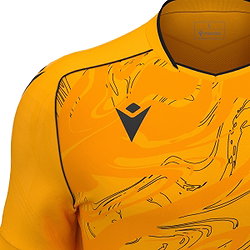 Présentation: Macron Arcane Eco Maillot Manches Courtes Enfants - Amber / Noir