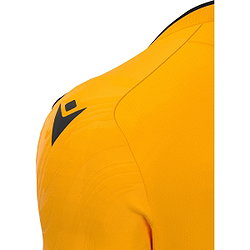 Présentation: Macron Arcane Eco Maillot Manches Courtes Enfants - Amber / Noir