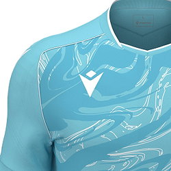 Vorschau: Macron Arcane Eco Trikot Kurzarm Kinder - Skyblue / Weiß