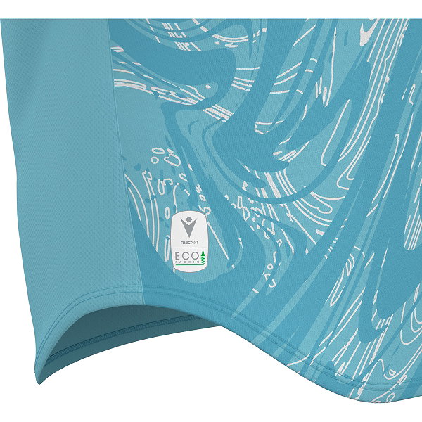Macron Arcane Eco Trikot Kurzarm Kinder - Skyblue / Weiß