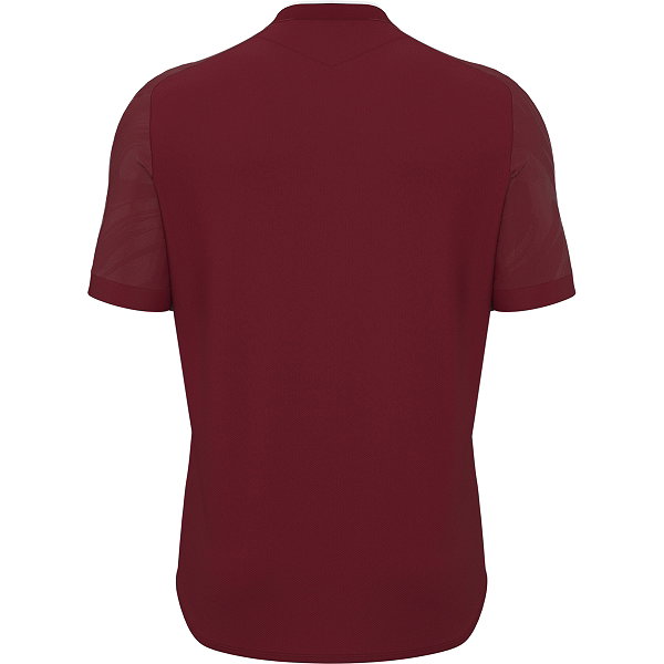 Macron Arcane Eco Shirt Korte Mouw Kinderen - Bordeaux / Wit